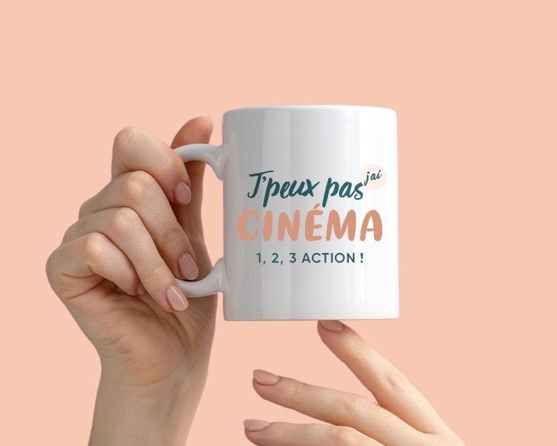 Mug personnalisé - J'peux pas j'ai cinéma