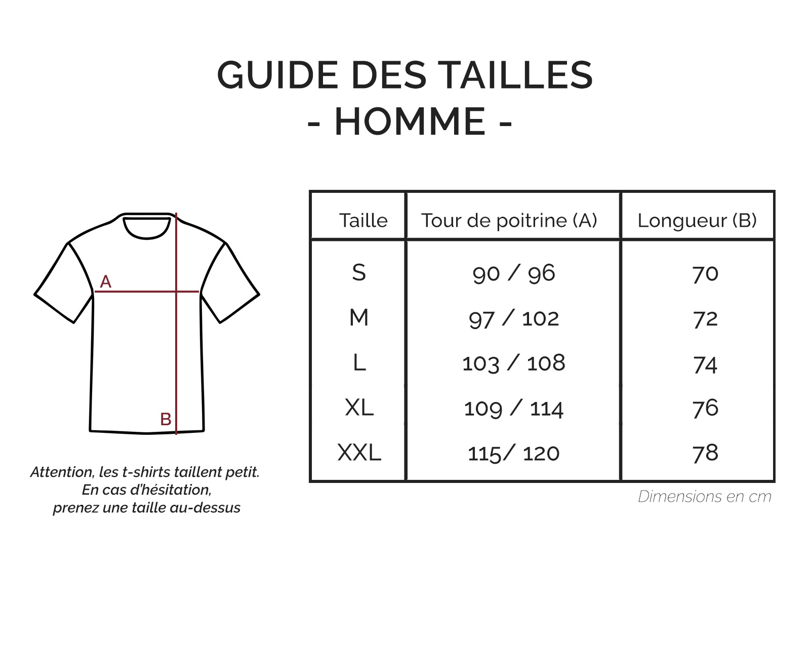 T-shirt homme personnalisé brodé - Mariage