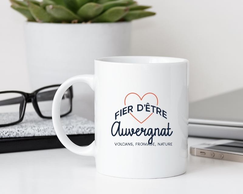 Mug personnalisé - Fier d'être Auvergnat