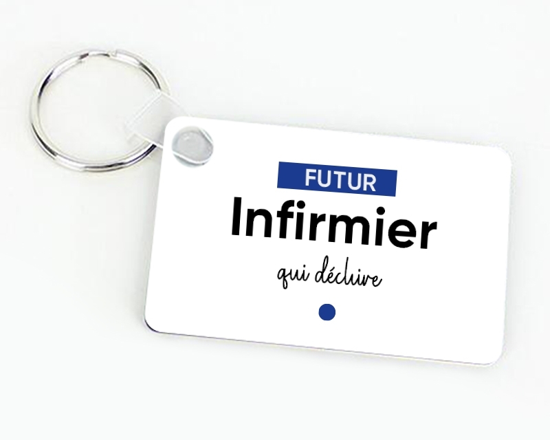 Porte-clés à personnaliser - Futur infirmier