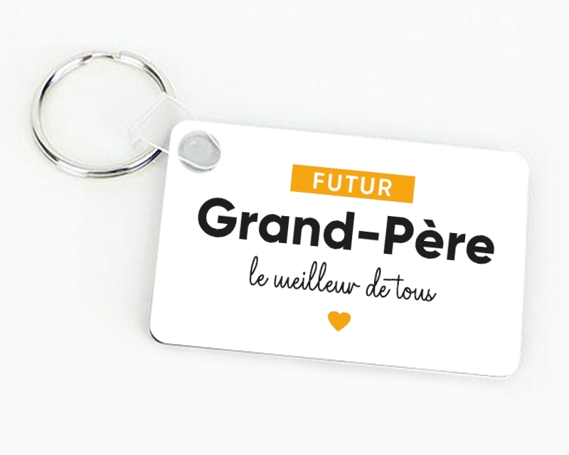 Porte-clés personnalisable - Futur grand-père