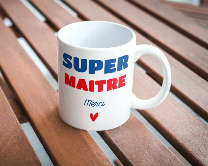 Mug personnalisé - Super Maître 