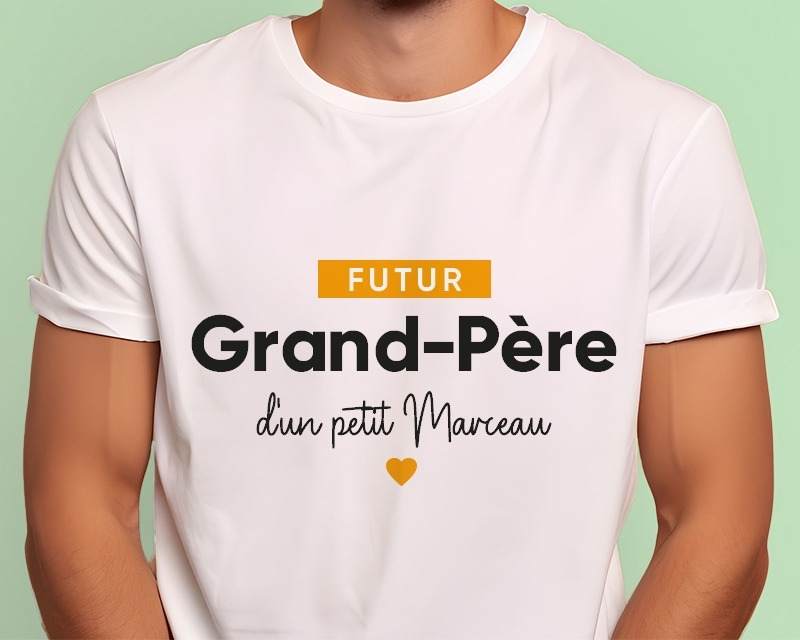 Tee shirt personnalisé homme - Futur grand-père