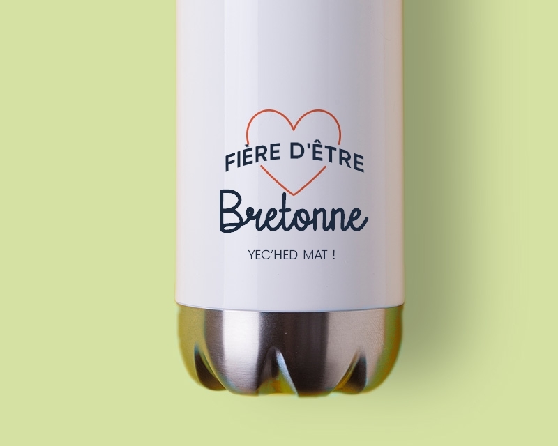 Gourde personnalisable - Fière d'être Bretonne