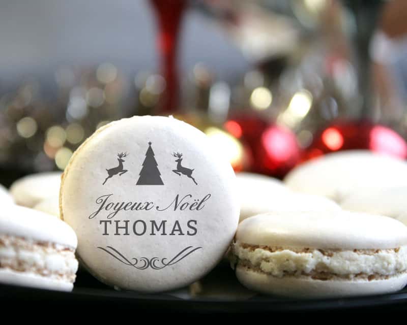 Macarons Table de Noël