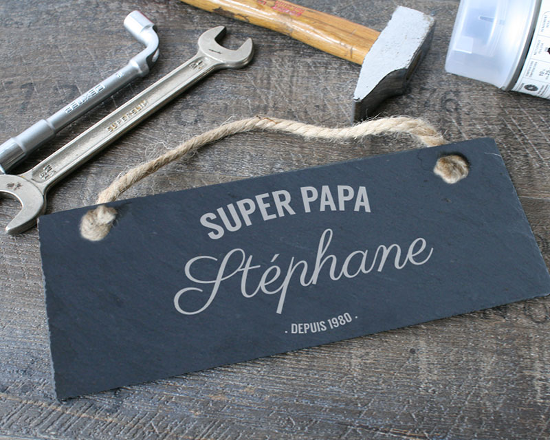 Plaque de porte personnalisée - Vintage Papa