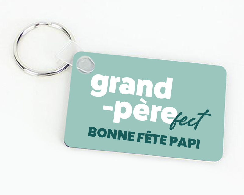 Porte clé personnalisé - Grand Père-fect