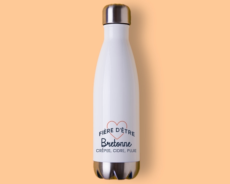 Gourde personnalisable - Fière d'être Bretonne