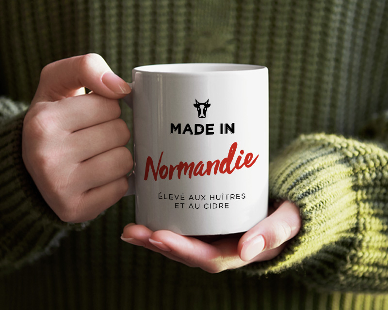 Mug personnalisé région - Made In Normandie