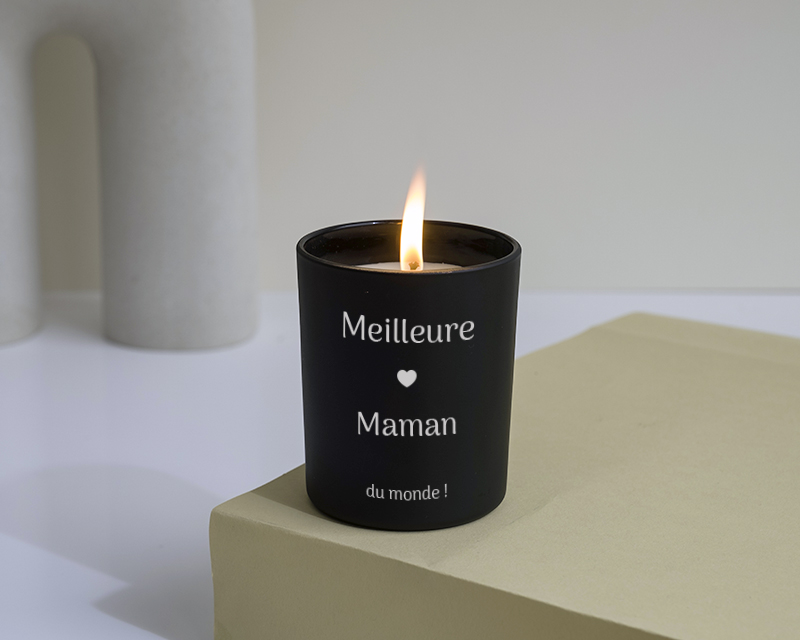 Bougie personnalisable et parfumée - Tendresse