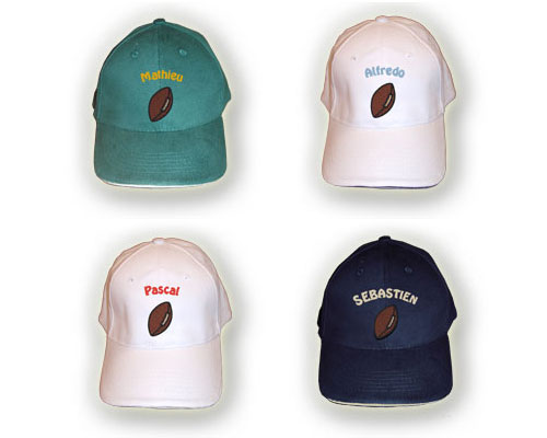 Casquette Rugby à Votre Prénom