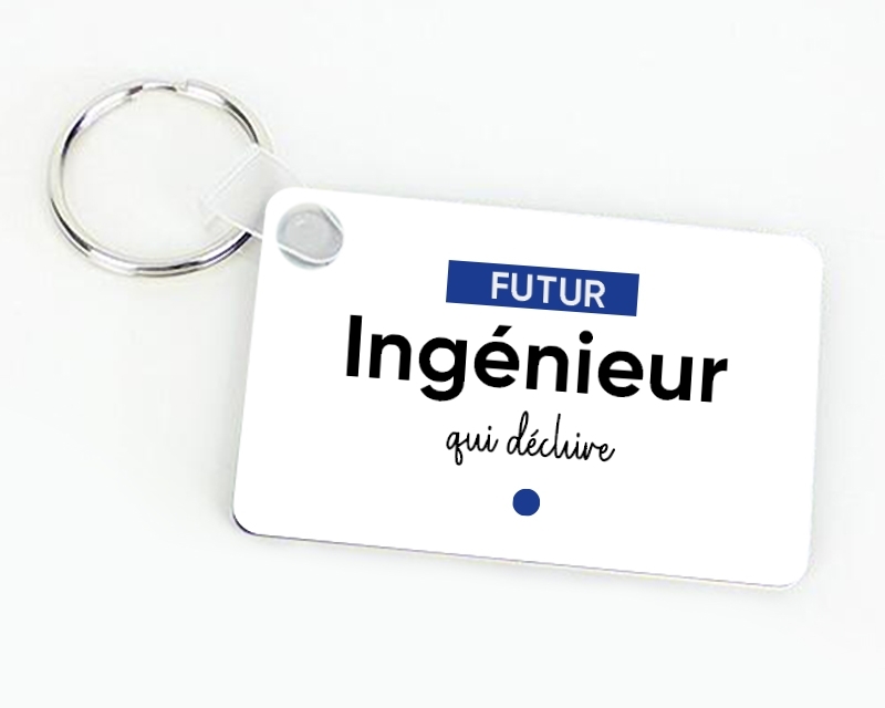 Porte-clés à personnaliser - Futur ingénieur