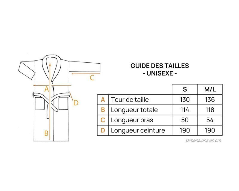 Peignoir personnalisable femme 68 ans