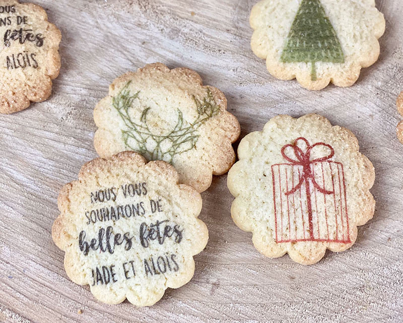 Biscuits de noël personnalisés