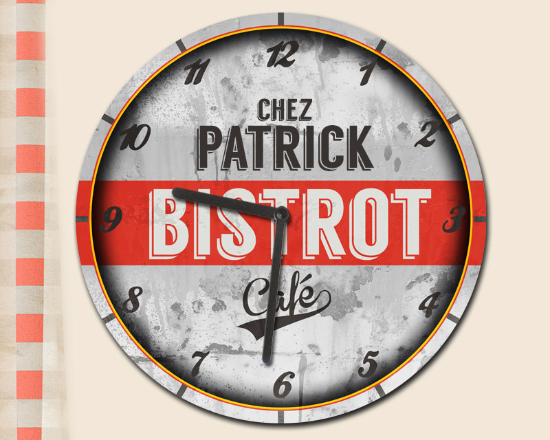 Horloge Bistrot