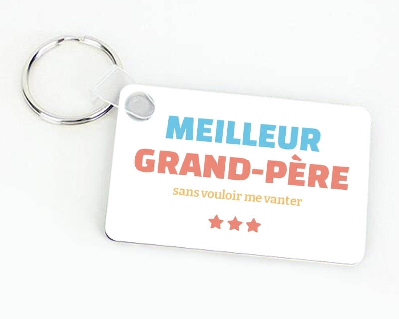 Porte-clef à personnaliser - Meilleur Grand-Père