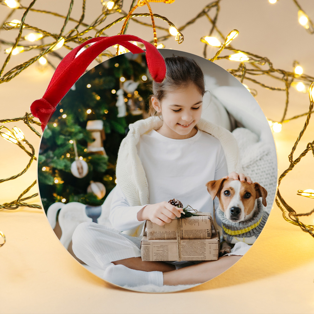 Boule de Noël personnalisée - Photo