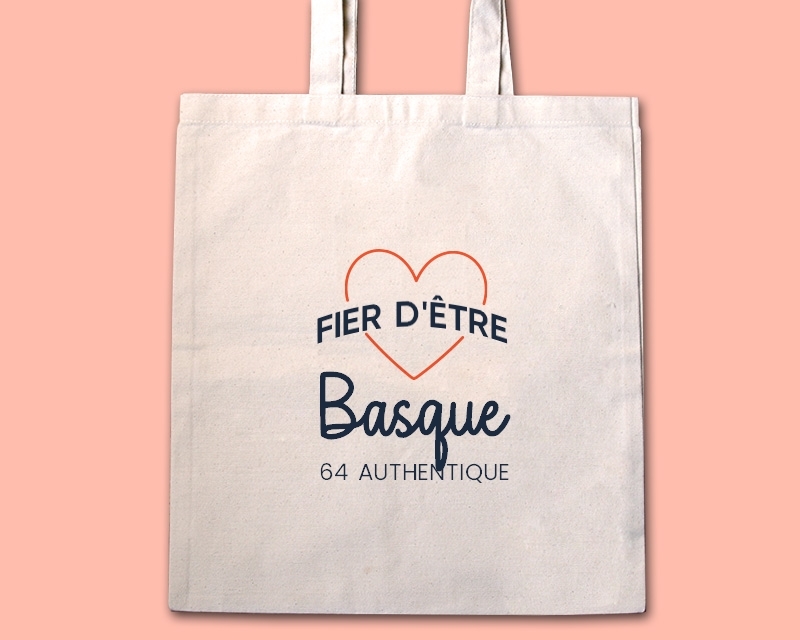 Tote bag personnalisable - Fier d'être Basque