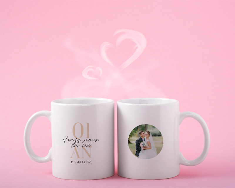 Mug personnalisé - Anniversaire de Mariage