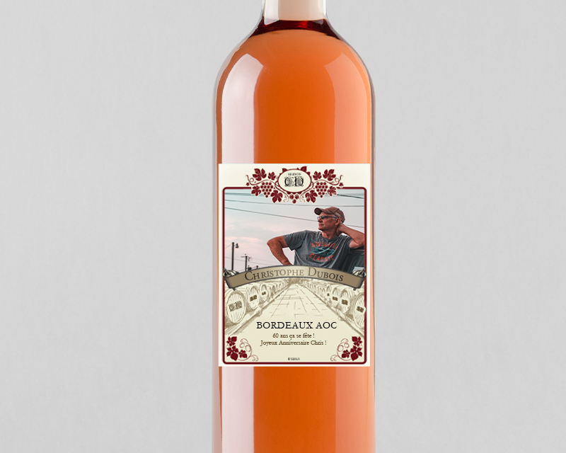 Bouteille de vin rosé IGP Méditerranée - Classique photo