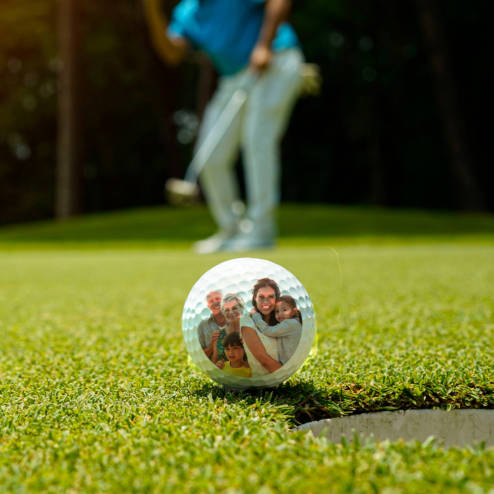 Balles de golf personnalisées (lot de 3) - Photo