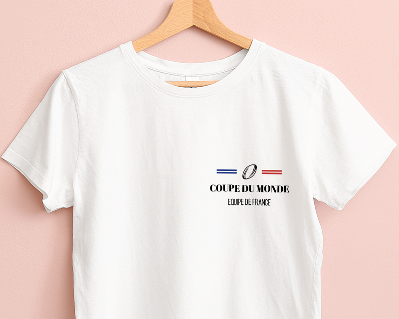 Tee shirt personnalisé femme - Supporter Rugby