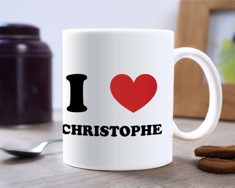 Mug personnalisé - I Love