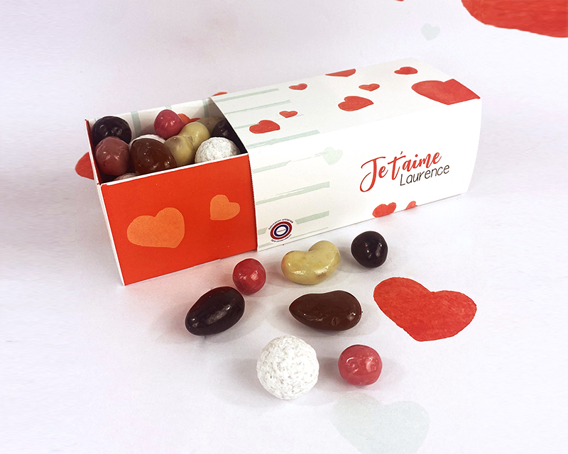 Petit coffret de chocolats - Amour