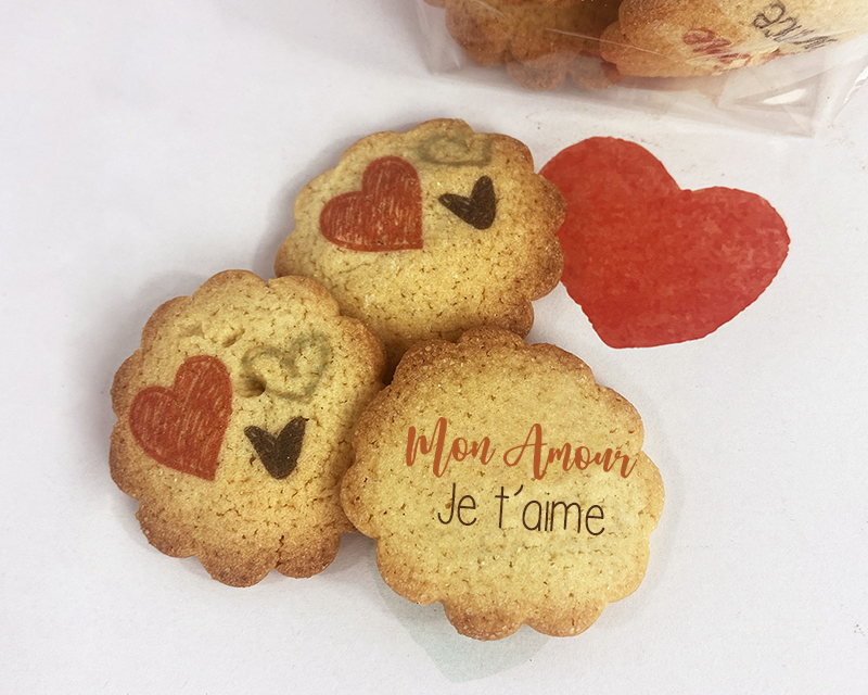 Biscuits Personnalisables - Amour