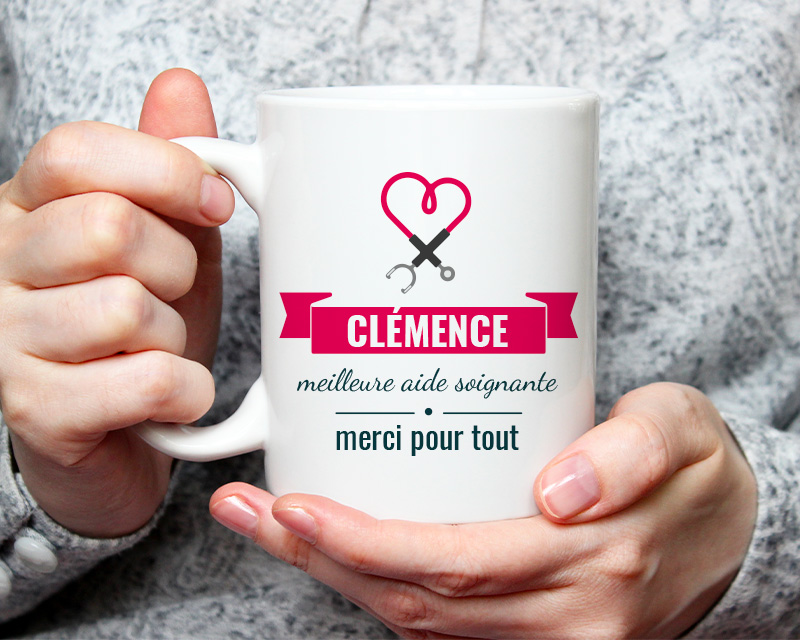 Mug personnalisé remerciements - Personnel Soignant