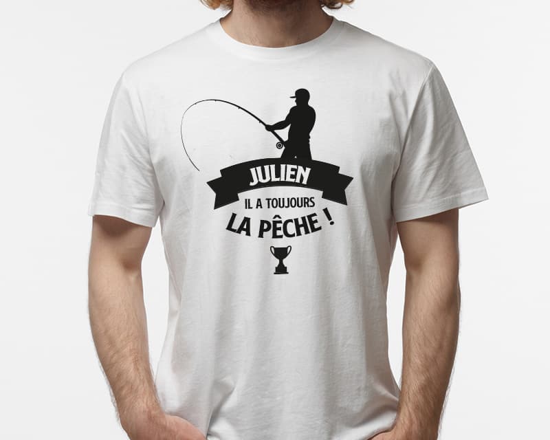 Tee shirt personnalisé homme - Pêcheur