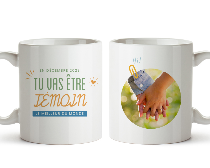 Mug personnalisé - Tu vas être ...