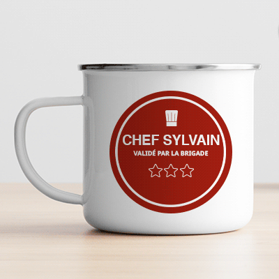 Mug personnalisé - Chef étoilé