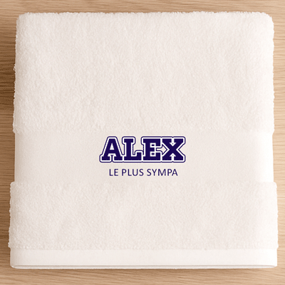 Serviette personnalisée - College Style