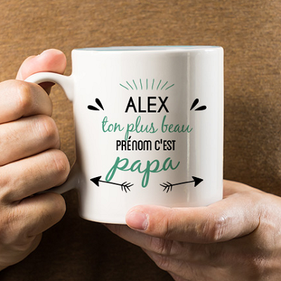 Mug personnalisé - Message positif