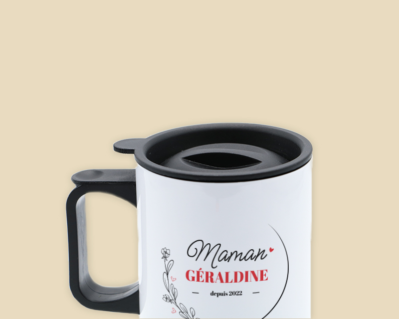 Mug isotherme personnalisé - Maman Depuis