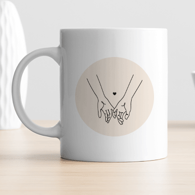 Mug personnalisé - Dessin au trait