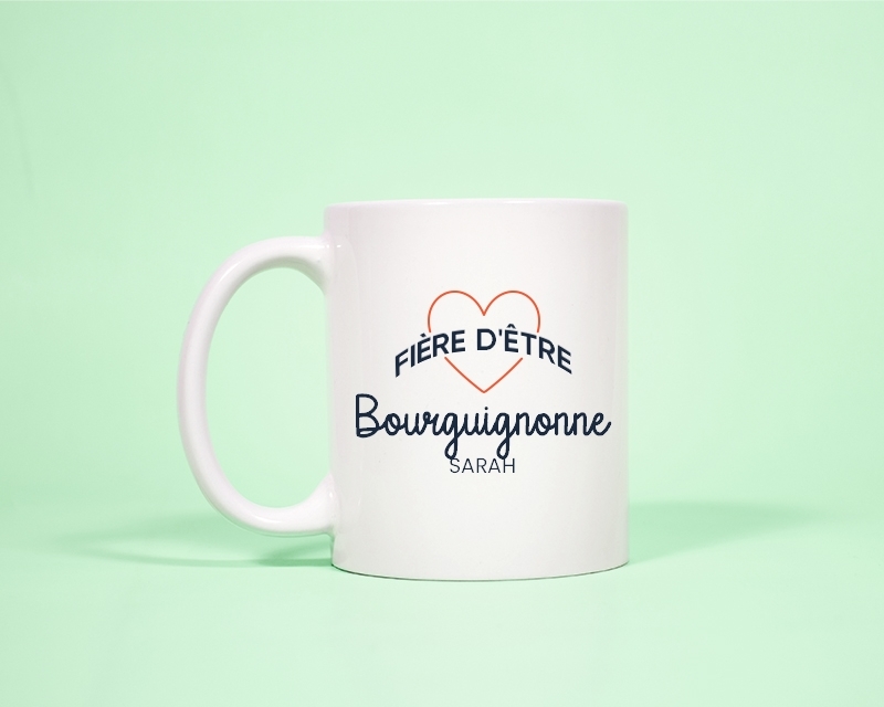 Mug personnalisé - Fière d'être Bourguignonne