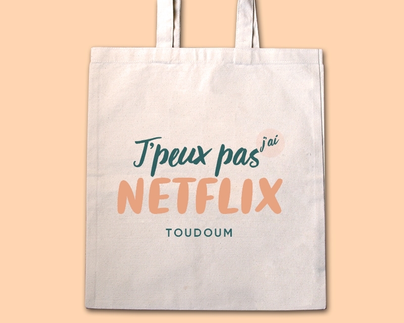 Tote bag personnalisable - J'peux pas