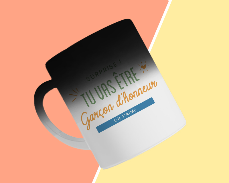 Mug personnalisé - Tu vas être garçon d'honneur