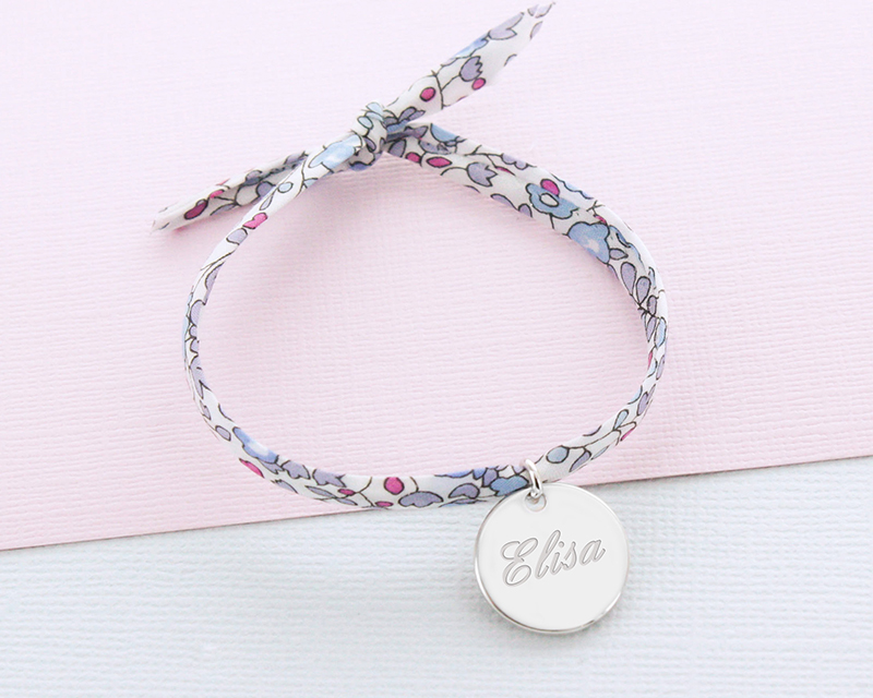 Bracelet enfant Personnalisable - Bleu ou rose