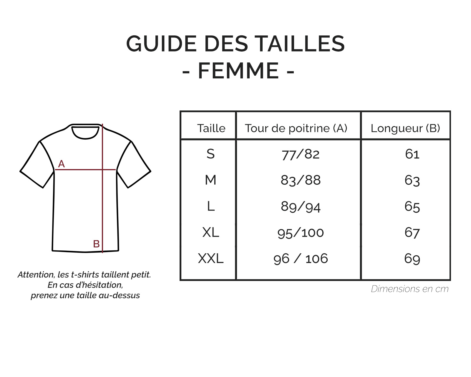 Tee shirt personnalisé femme - Brodé - Mariage