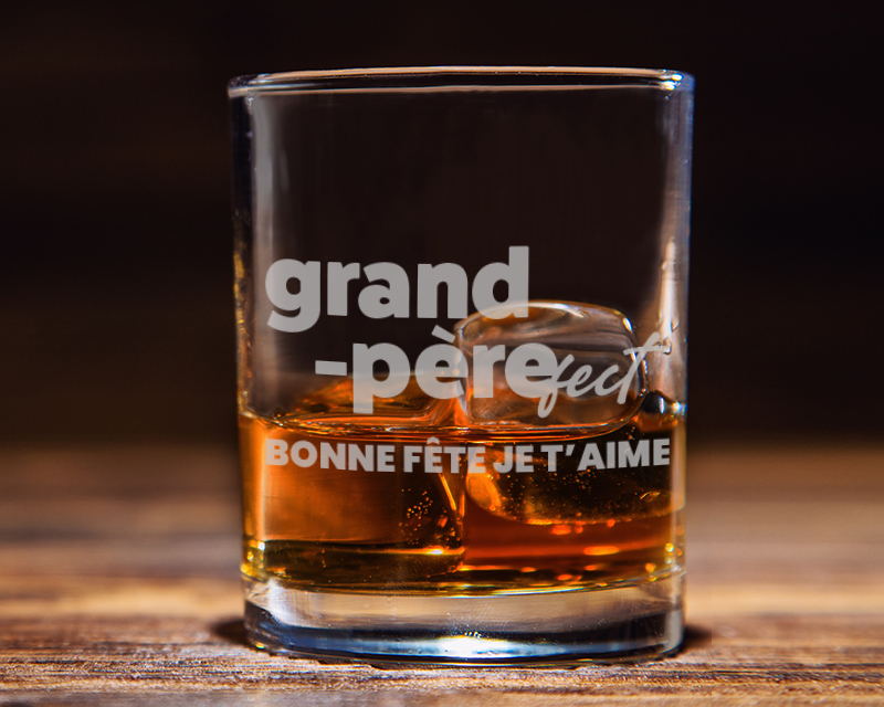 Verre à whisky personnalisé - Grand Père-fect