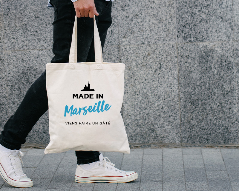 Tote bag personnalisable - Made In Marseille