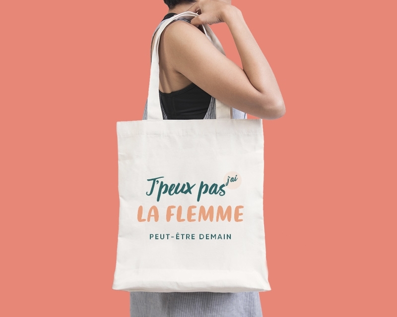 Tote bag personnalisable - J'peux pas