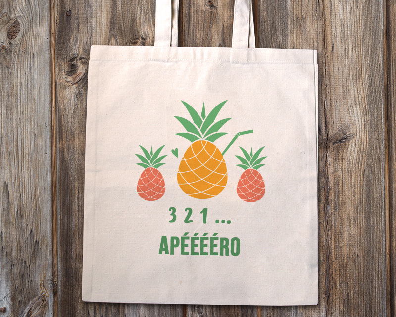 Tote bag personnalisé - Collection Été Ananas