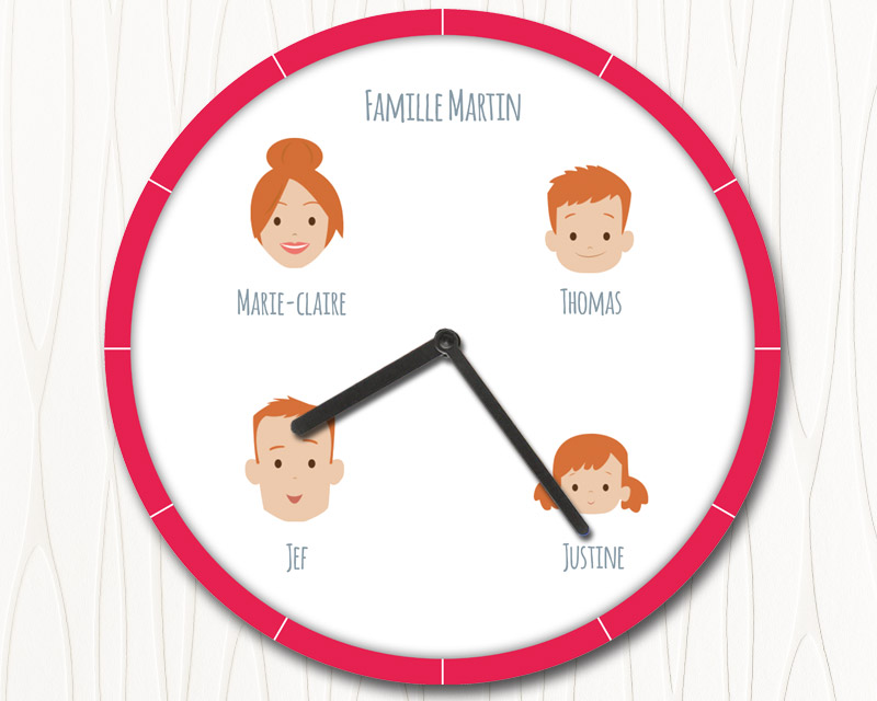 Horloge Family Circus