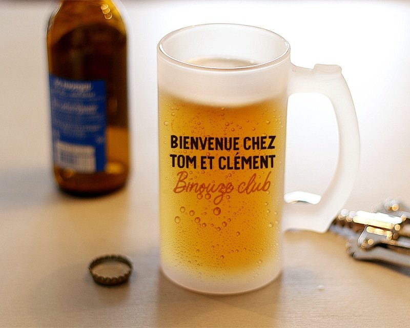 Verre à bière personnalisable homme 24 ans