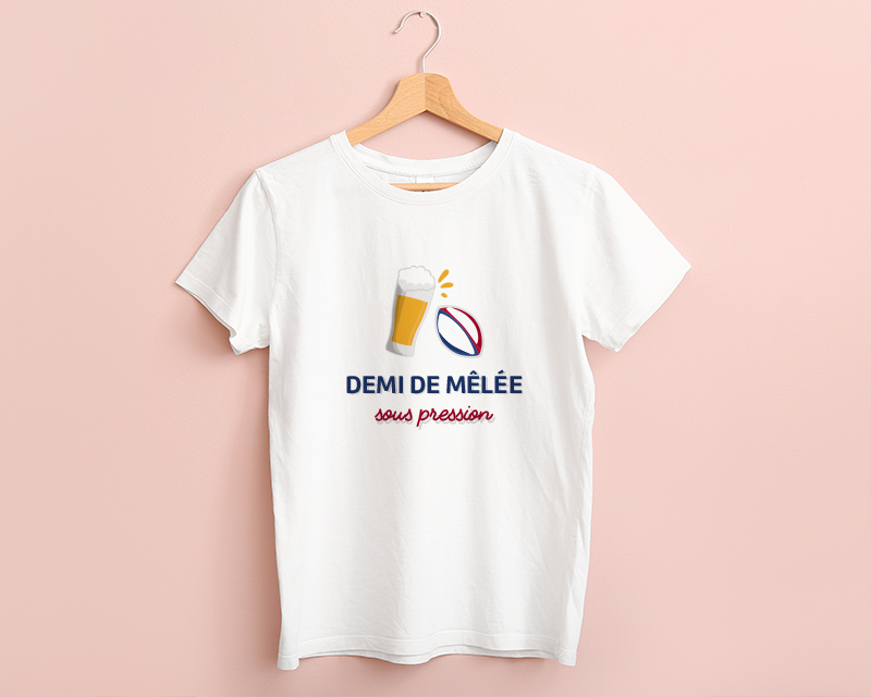 Tee shirt personnalisé femme - Apéro rugby