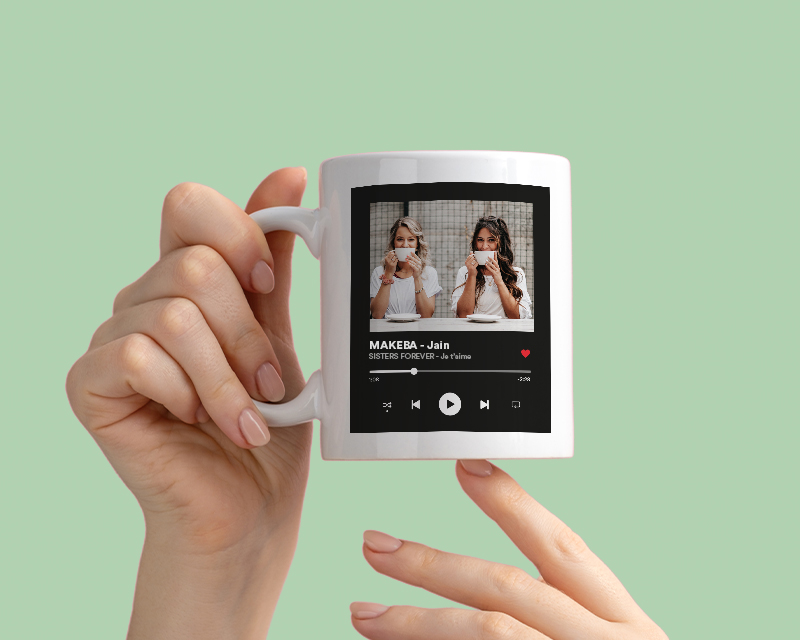 Mug personnalisé photo - Spotify